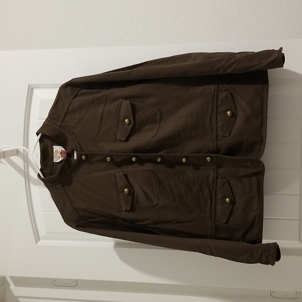 Talbots petite brown 4 pocket jacket